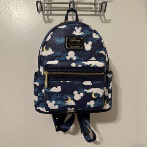 Loungefly Mickey Clouds and Constellations Mini Backpack